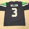 UNSIGNED CUSTOM Sewn Stitched Russell Wilson Blue Jersey