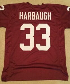 UNSIGNED CUSTOM Sewn Stitched Sammy Baugh Burgundy ERROR Jersey