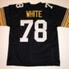UNSIGNED CUSTOM Sewn Stitched Dwight White Black Jersey