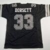 UNSIGNED CUSTOM Sewn Stitched Tony Dorsett Blue Jersey