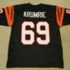 UNSIGNED CUSTOM Sewn Stitched Tim Krumrie Black Jersey