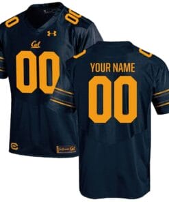 Custom Under Armour Jersey Home Navy Cal Bears Custom Jersey