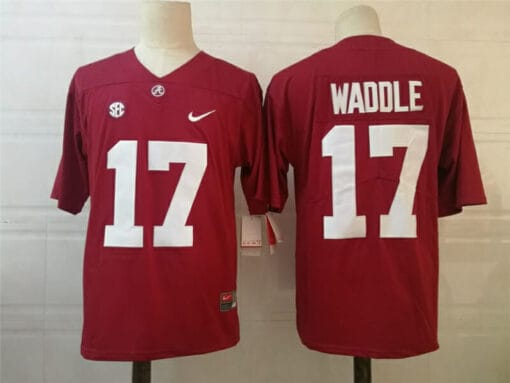 Alabama Crimson Tide #17 Jaylen Waddle College Football Jersey