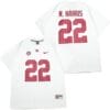 Alabama Crimson Tide 22 Najee Harris College Football Jersey White