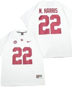 Alabama Crimson Tide #22 Najee Harris College Football Jersey White
