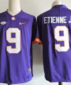 Clemson Tigers #9 Travis Etienne Jr Jersey College Football Blue