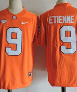 Clemson Tigers #9 Travis Etienne Jr College Football Jersey Orange