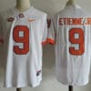 Clemson Tigers 9 Travis Etienne Jr College Football Jersey White