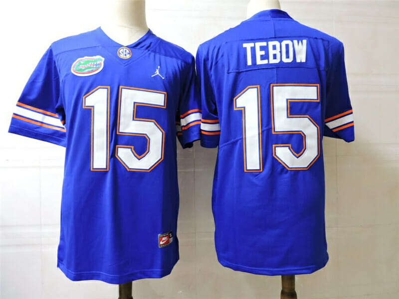 Florida Gators Tim Tebow Jersey #15 College Football Blue