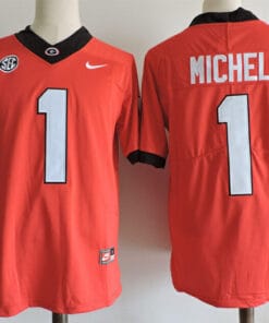 Georgia Bulldogs #1 Sony Michel Jersey College Football