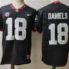 Georgia Bulldogs #18 Daniels Jersey College Football Black