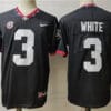 Georgia Bulldogs #3 White Jersey College Football