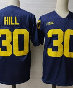 Michigan Wolverines #30 Hill College Football Jersey
