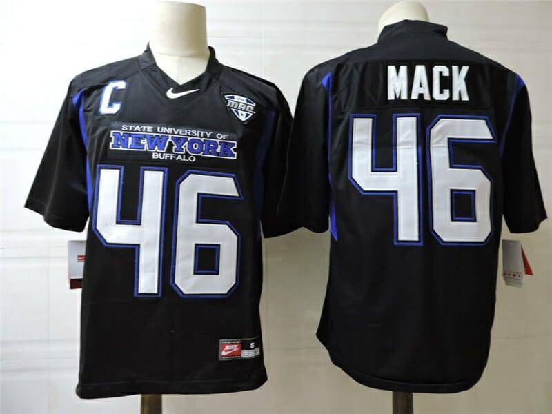 New York Buffalo #46 Mack College Football Jersey