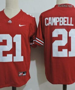Ohio State Buckeyes #21 Campbell Jr College Football Jersey Red