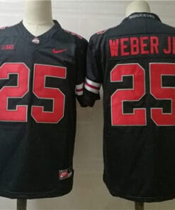 Ohio State Buckeyes #25 Weber Jr College Football Jersey Black