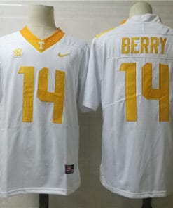 Tennessee Volunteers College #14 Eric Berry Football Jersey White