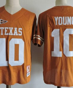 Texas Longhorns #10 Vince Young College Football Jersey