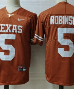 Texas Longhorns #5 Bijan Robinson Jersey College Football