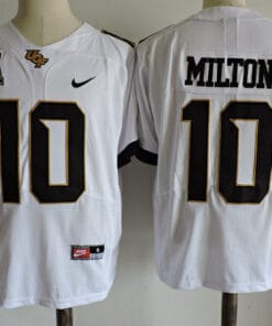UCF Knights #10 Milton College Football Jersey White
