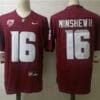 Washington State 16 Minshew II College Football Jersey Red