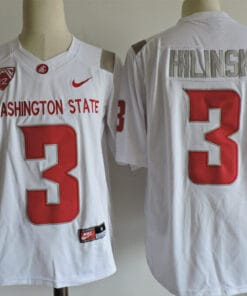 Washington State #3 Hilinski College Football Jersey White