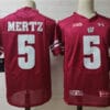 Wisconsin Badgers 5 Mertz College Football Jersey Red