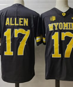 Wyoming Cowboys #17 Josh Allen College Football Jersey