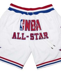 1988 All-Star East Shorts White Shorts All Stitched