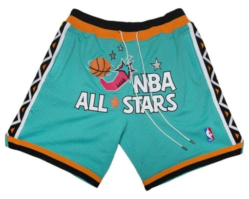 1996 All-Stars East Shorts Teal Shorts All Stitched