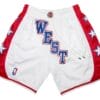2004 All Star West Shorts White Shorts