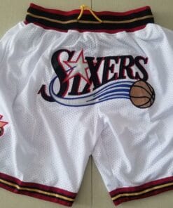 76ers Shorts All Stitched