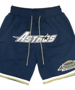 Astros Home Run Derby Shorts Navy All Stitched