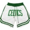 Boston Celtics WHITE Shorts
