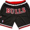 Chicago Bulls Black Shorts