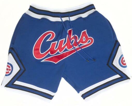 Chicago Cubs Royal Shorts All Stitched