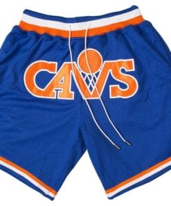 Cleveland Cavaliers Shorts Royal Shorts All Stitched