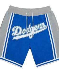 Dodgers Blue Shorts All Stitched