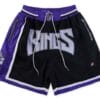 Kings Black Shorts