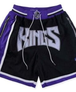 Kings Black Shorts All Stitched