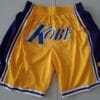 Lakers YELLOW Kobe Mamba Shorts