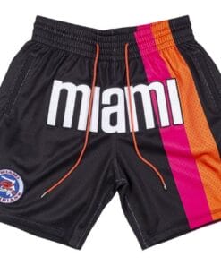 Miami Black Shorts All Stitched