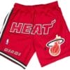Miami Heat Shorts Red