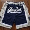 Navy Yankees New York Shorts Men