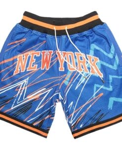 New York Sublimated Shorts Royal All Stitched