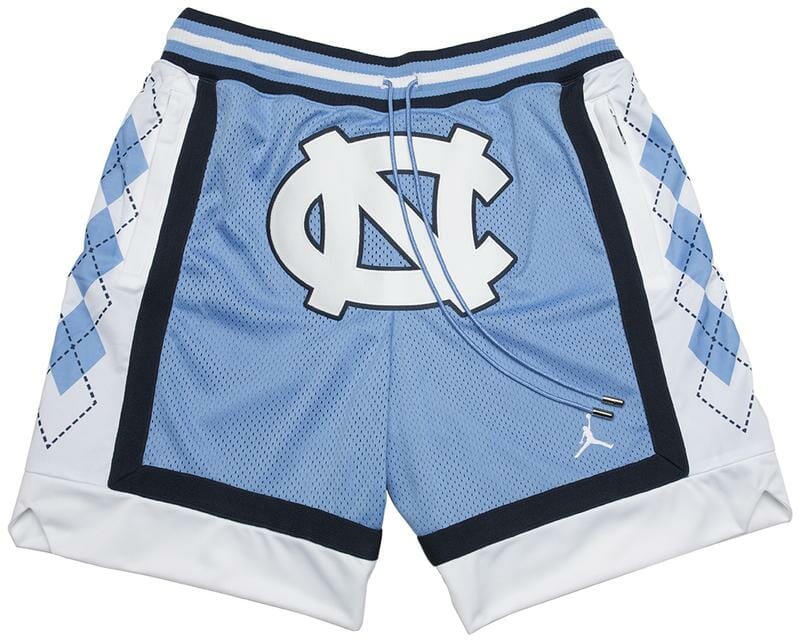 North Carolina Blue Shorts All Stitched