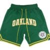 Oakland 1987 Home Run Derby Shorts Green