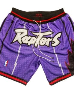 Raptors Shorts Purple 1 All Stitched