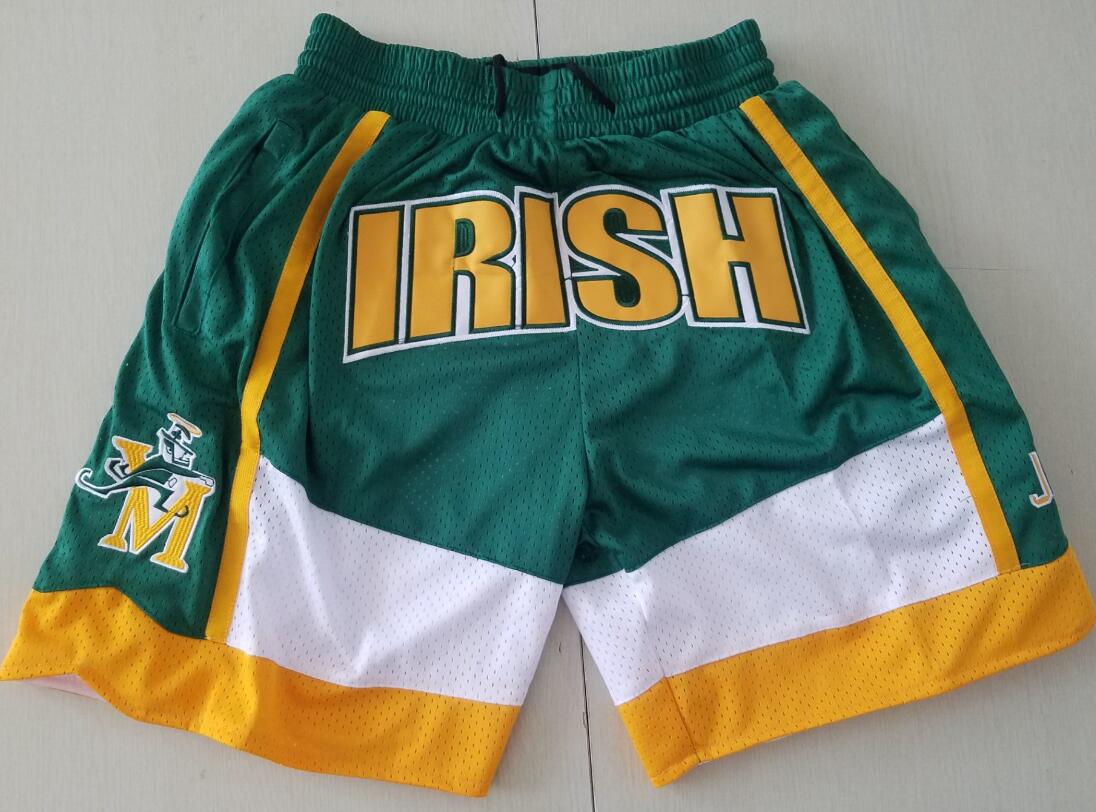 The Irish Green Soul Swingman High School Shorts All Stitched