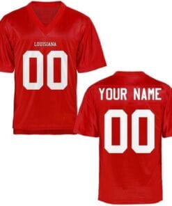 Custom Louisiana-Lafayette Ragin Cajuns Jersey Customizable Football Jersey